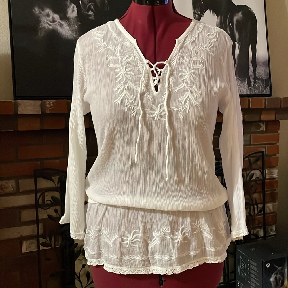 Ralph Lauren embroidered blouse